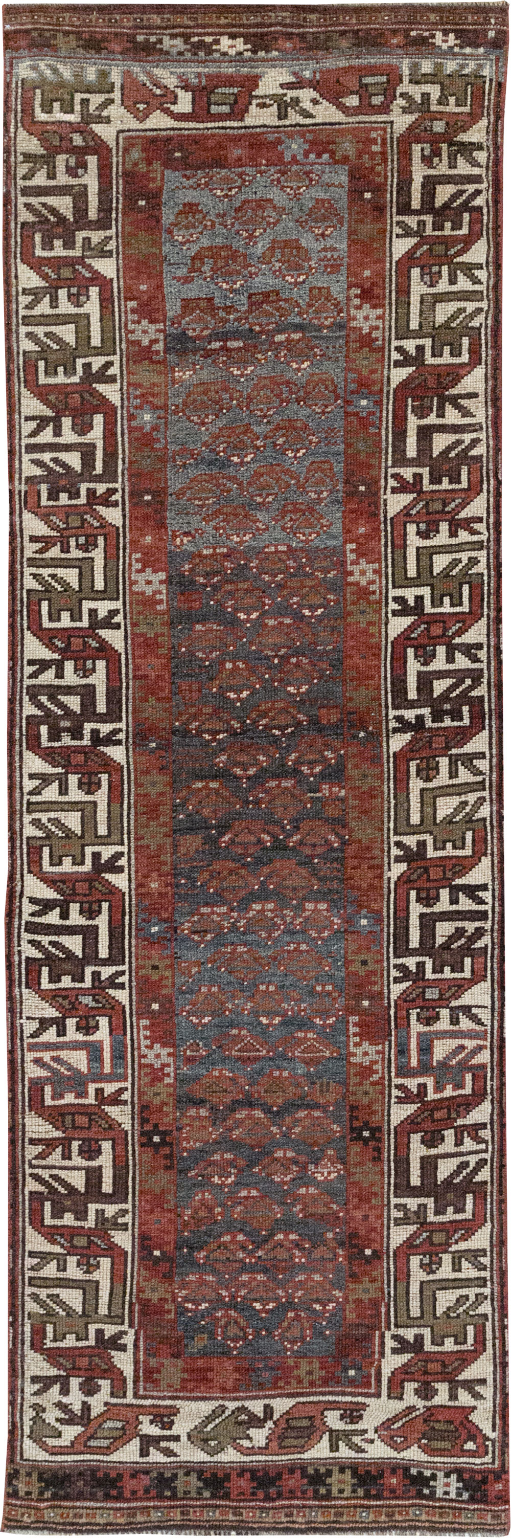Antique Persian Kurd Small Runner, No.32072 - Gsblank