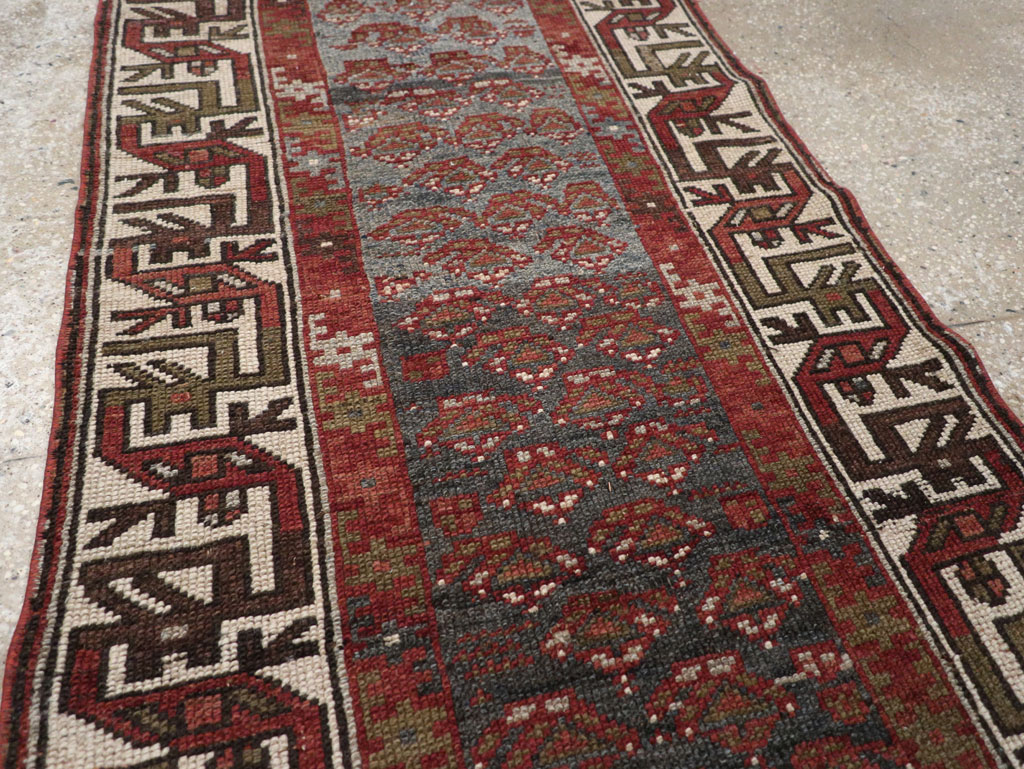 Antique Persian Kurd Small Runner, No.32072 - Gsblank