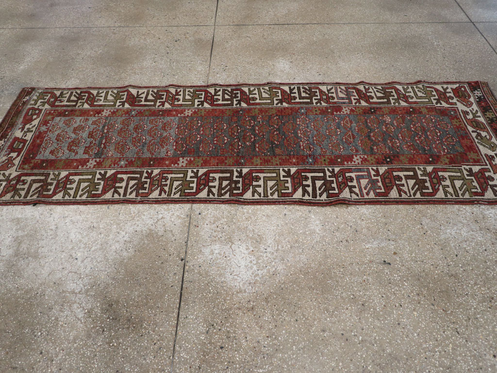 Antique Persian Kurd Small Runner, No.32072 - Gsblank