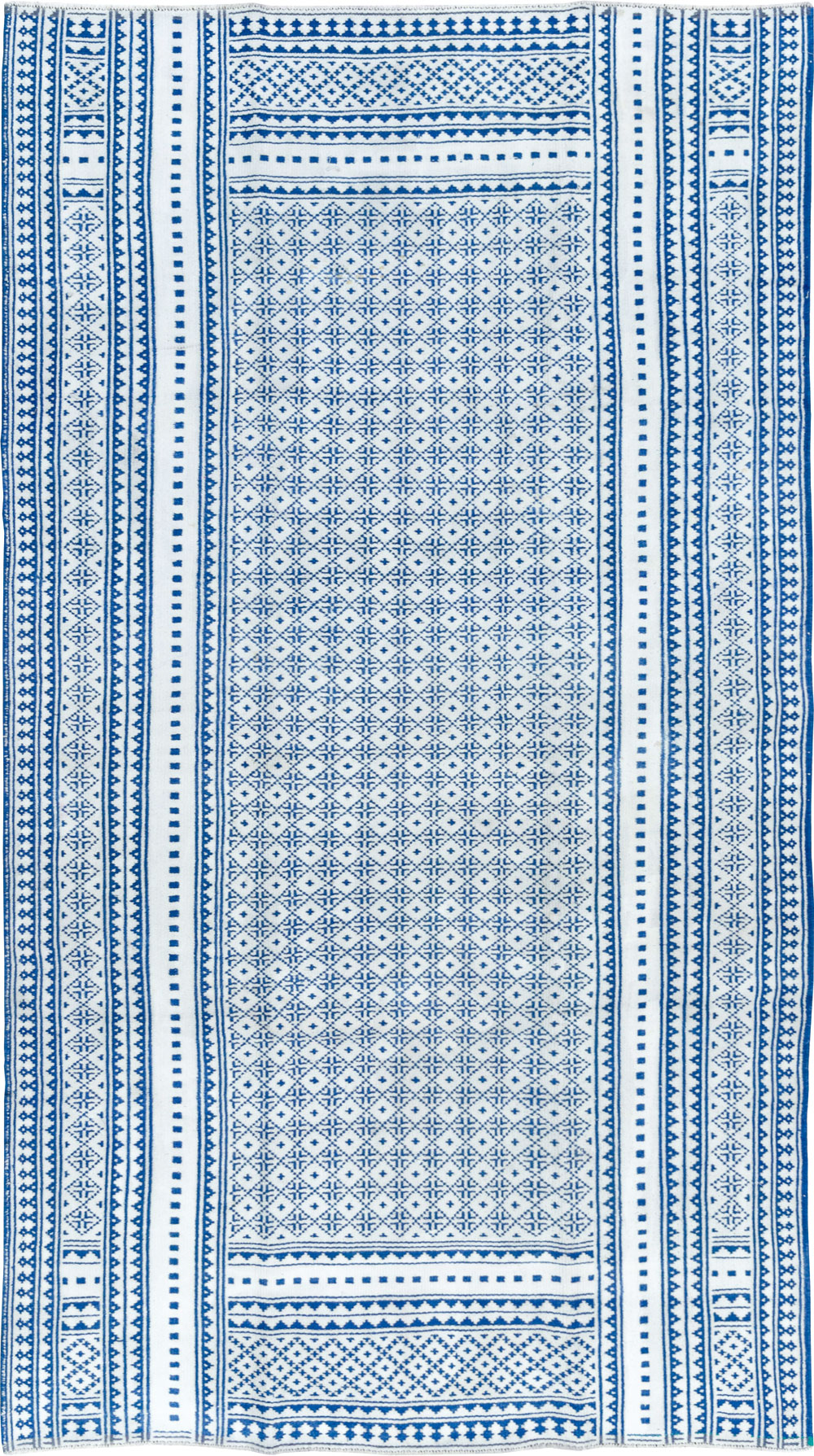 Vintage Persian Flatweave Kilim Accent Rug, No.32078 - Gsblank