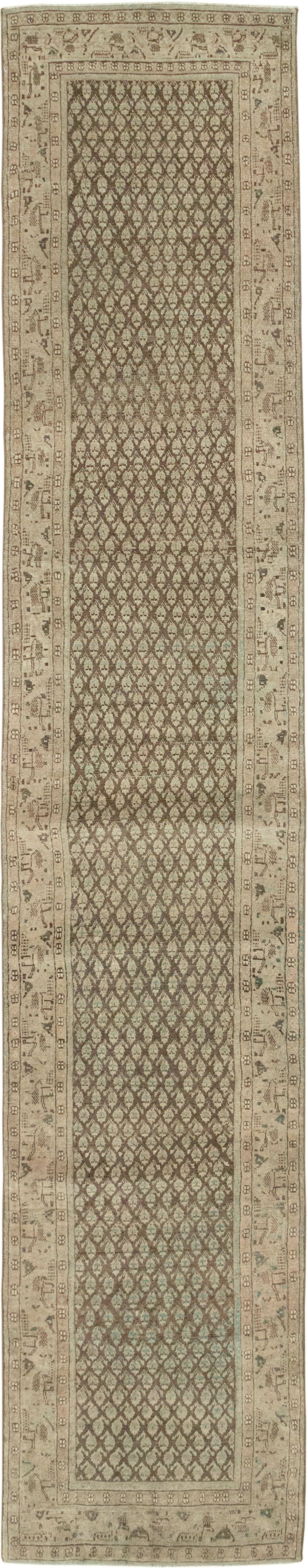 Antique Persian Mahal Runner, No.32079 - Gsblank