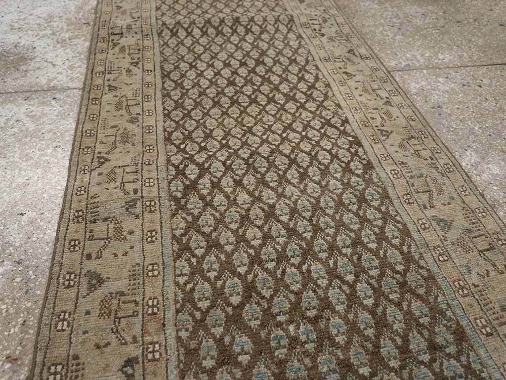 Antique Persian Mahal Runner, No.32079 - Gsblank
