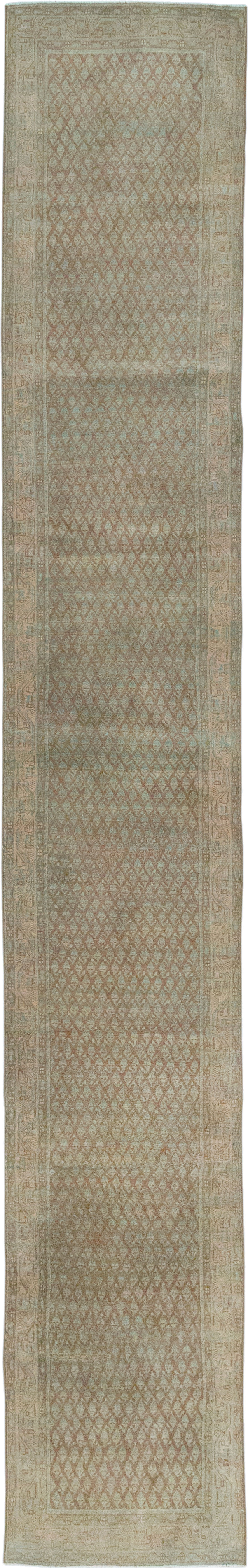 Antique Persian Mahal Long Runner, No.32080 - Gsblank