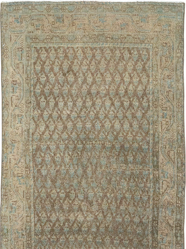 Antique Persian Mahal Long Runner, No.32080 - Gsblank