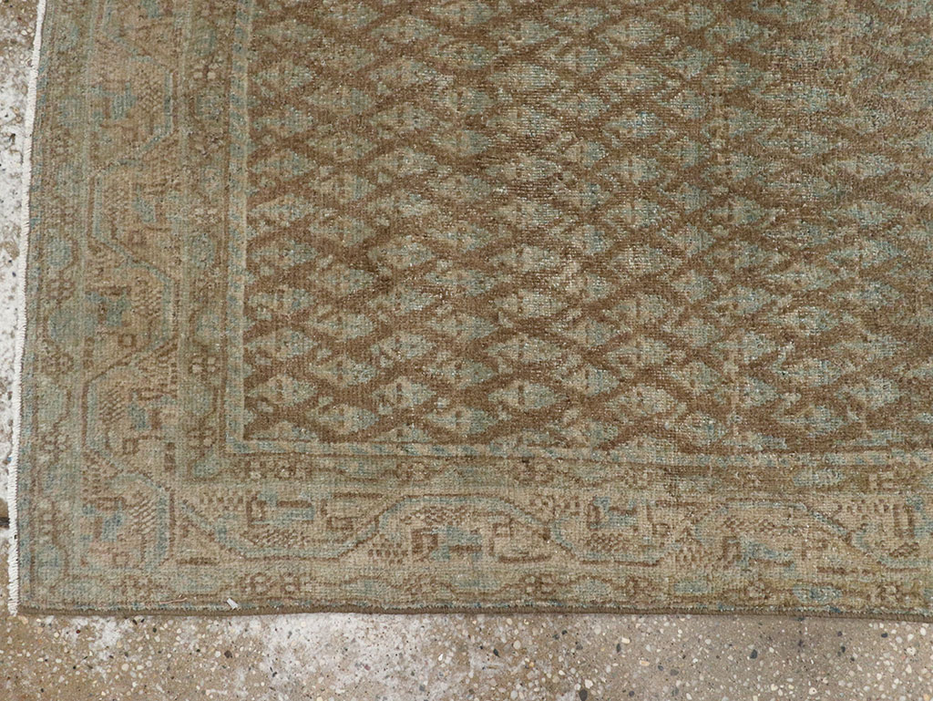 Antique Persian Mahal Long Runner, No.32080 - Gsblank