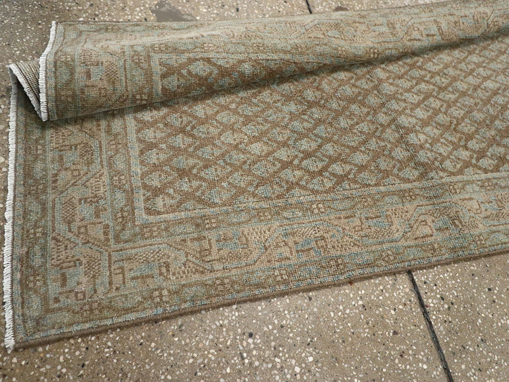 Antique Persian Mahal Long Runner, No.32080 - Gsblank