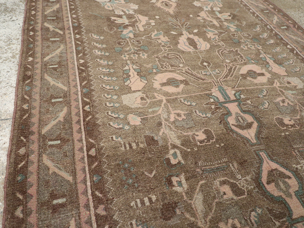 Vintage Persian Malayer Accent Rug, No.32081 - Gsblank