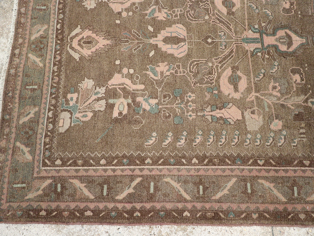 Vintage Persian Malayer Accent Rug, No.32081 - Gsblank