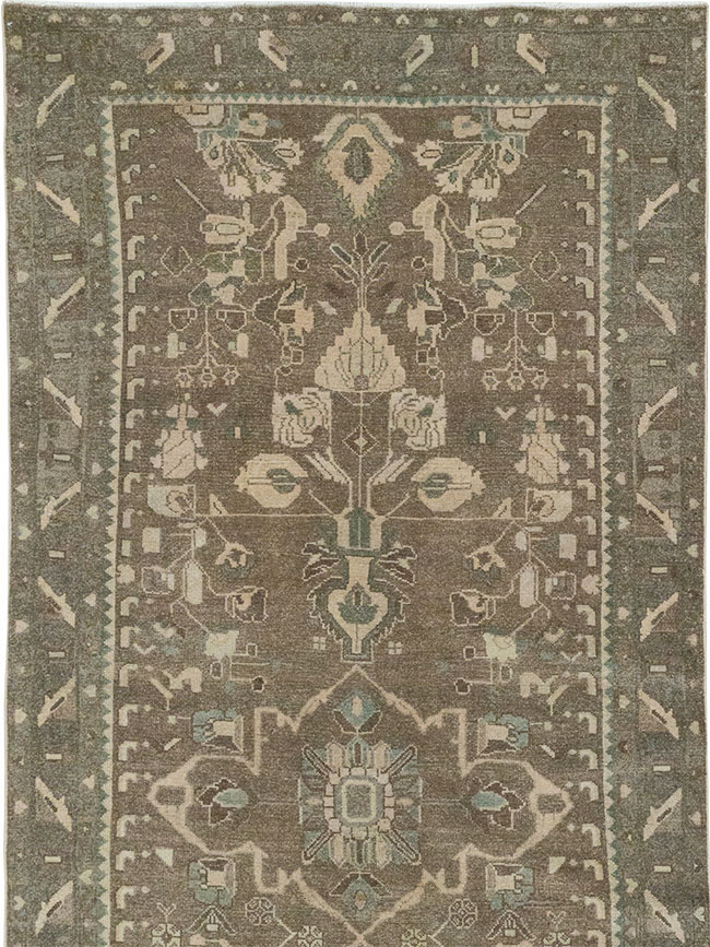 Vintage Persian Malayer Runner, No.32082 - Gsblank