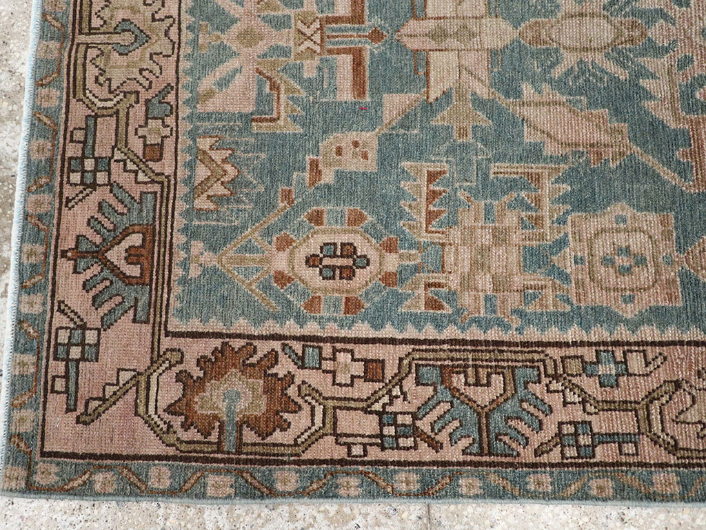 Vintage Persian Malayer Throw Rug, No.32084 - Gsblank