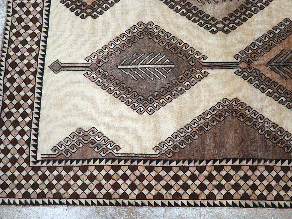 Vintage Persian Gabbeh Accent Rug (Pair: 1 of 2), No.32088 - Gsblank