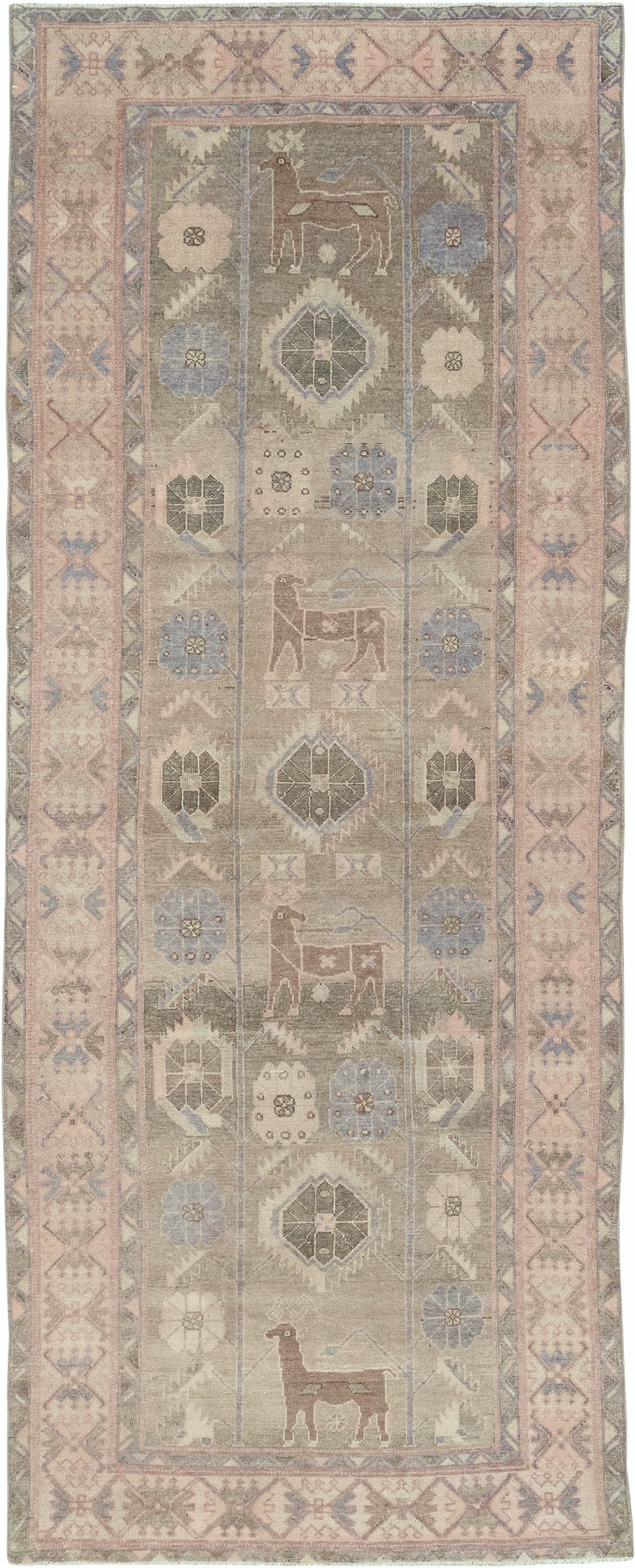 Vintage Persian Malayer Runner, No.32097 - Gsblank