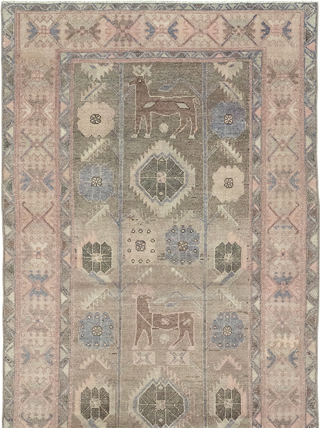 Vintage Persian Malayer Runner, No.32097 - Gsblank