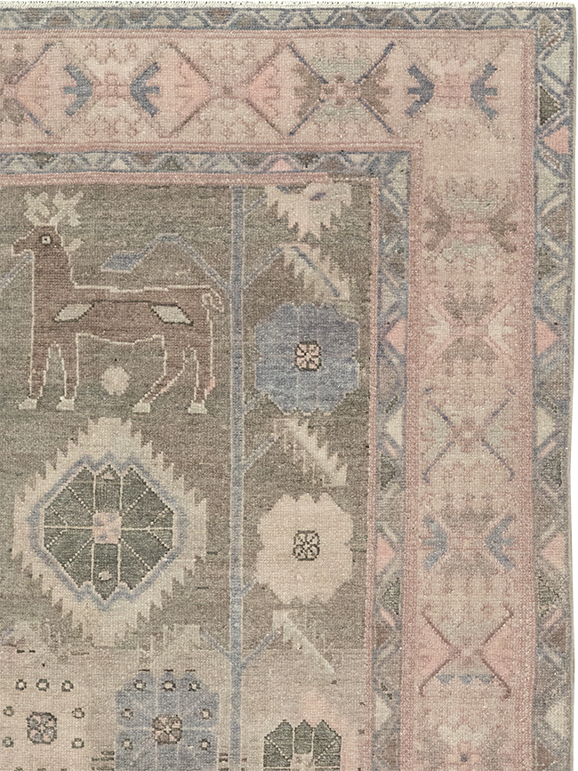 Vintage Persian Malayer Runner, No.32097 - Gsblank