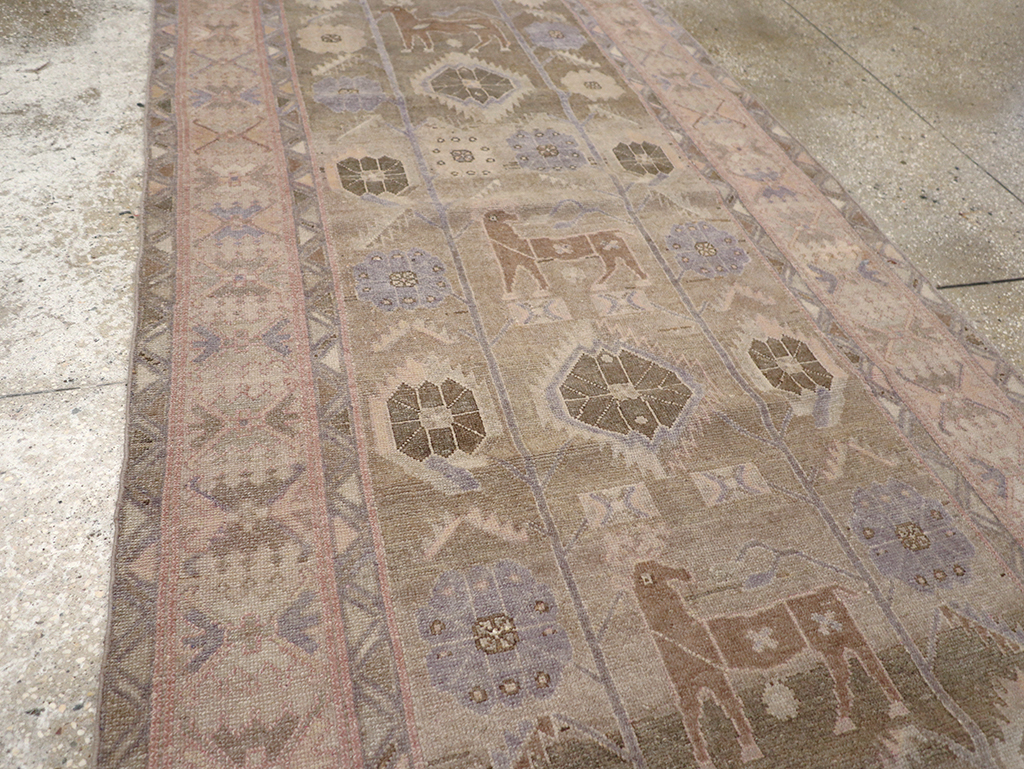 Vintage Persian Malayer Runner, No.32097 - Gsblank