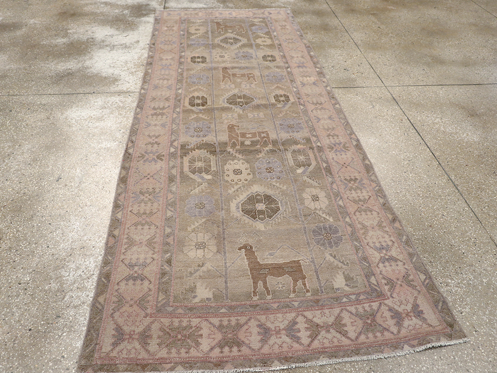Vintage Persian Malayer Runner, No.32097 - Gsblank