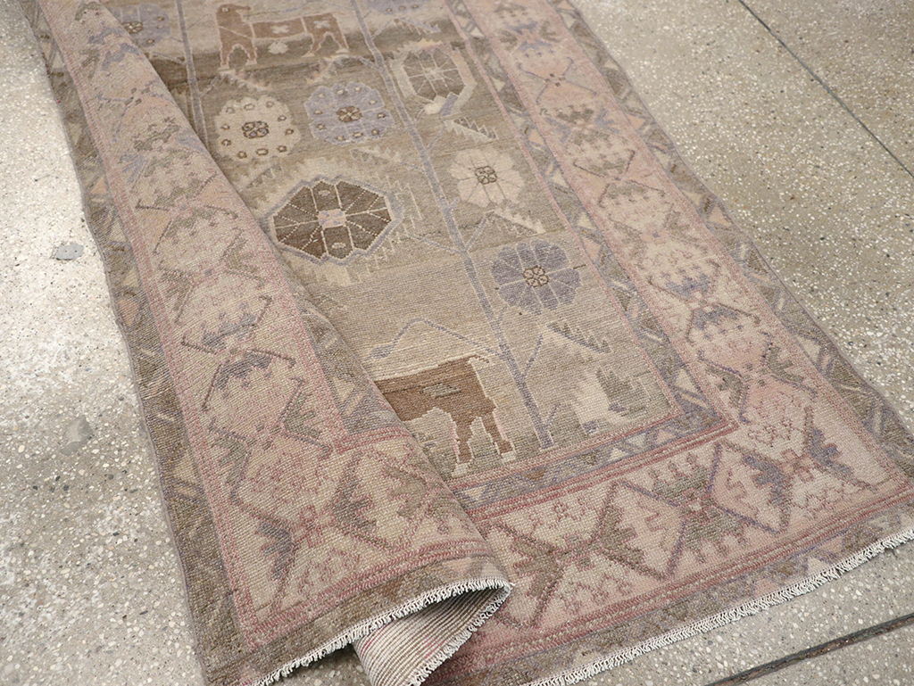 Vintage Persian Malayer Runner, No.32097 - Gsblank