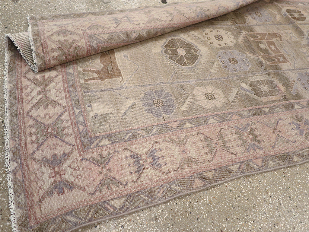 Vintage Persian Malayer Runner, No.32097 - Gsblank