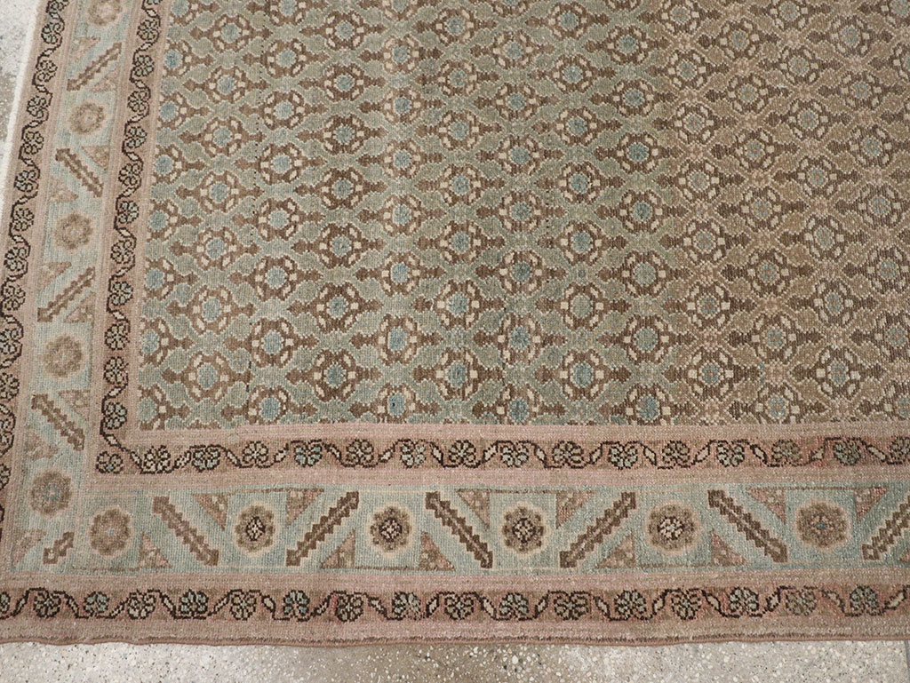 Vintage Persian Malayer Accent Rug, No.32104 - Gsblank