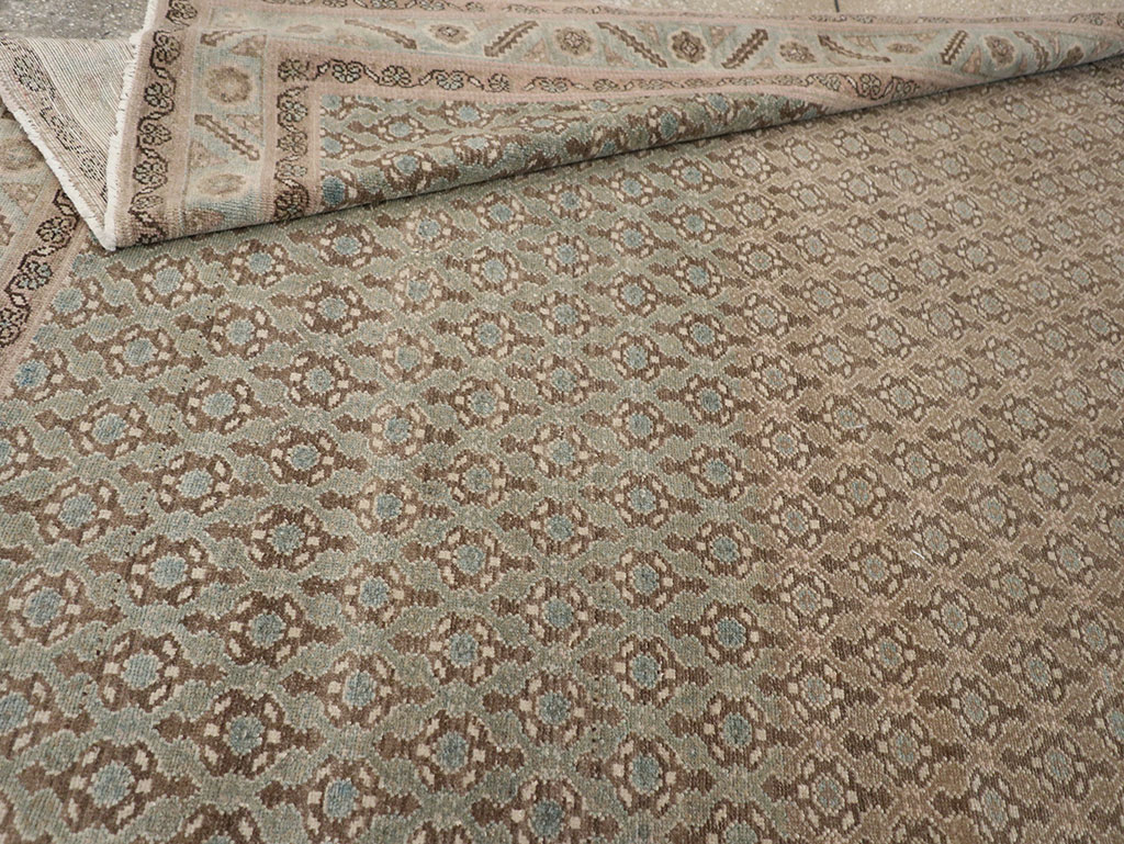 Vintage Persian Malayer Accent Rug, No.32104 - Gsblank