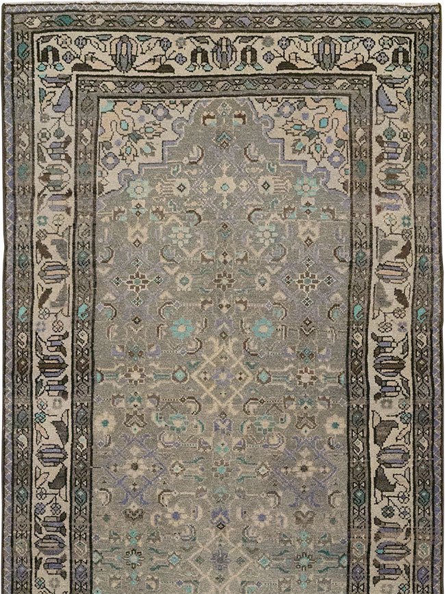 Vintage Persian Malayer Runner, No.32106 - Gsblank