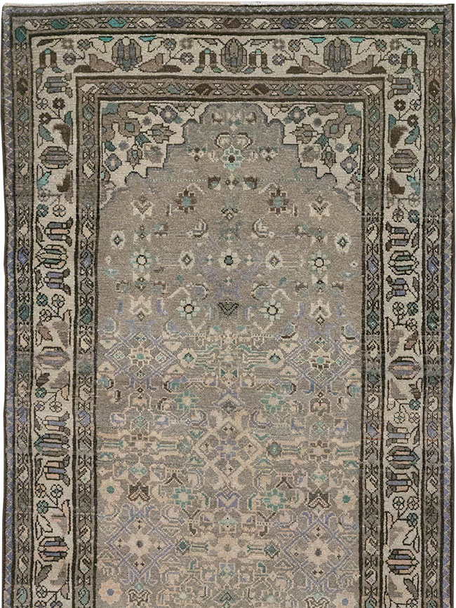Vintage Persian Malayer Runner, No.32106 - Gsblank