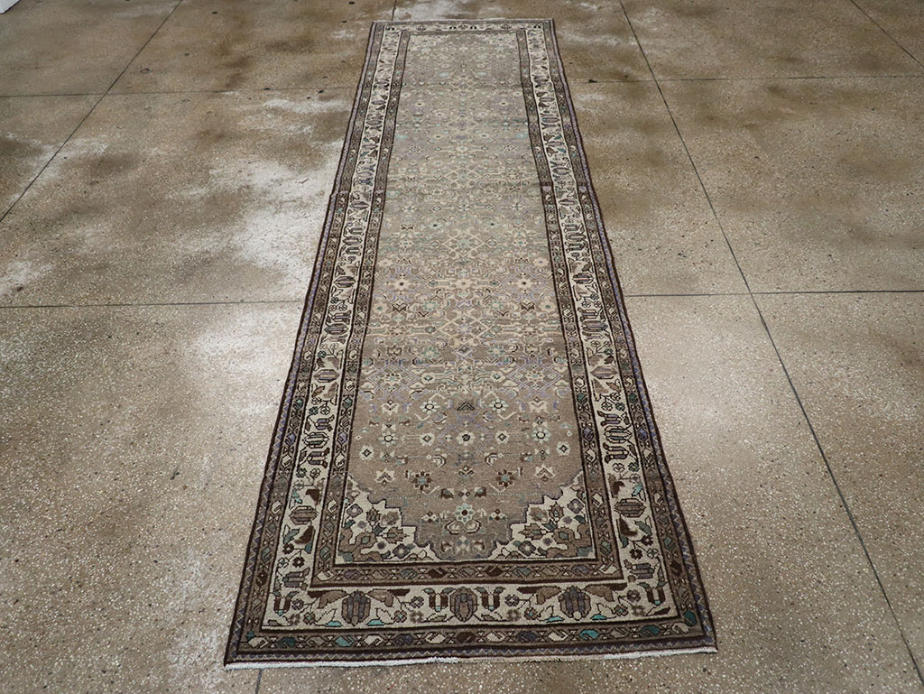 Vintage Persian Malayer Runner, No.32106 - Gsblank