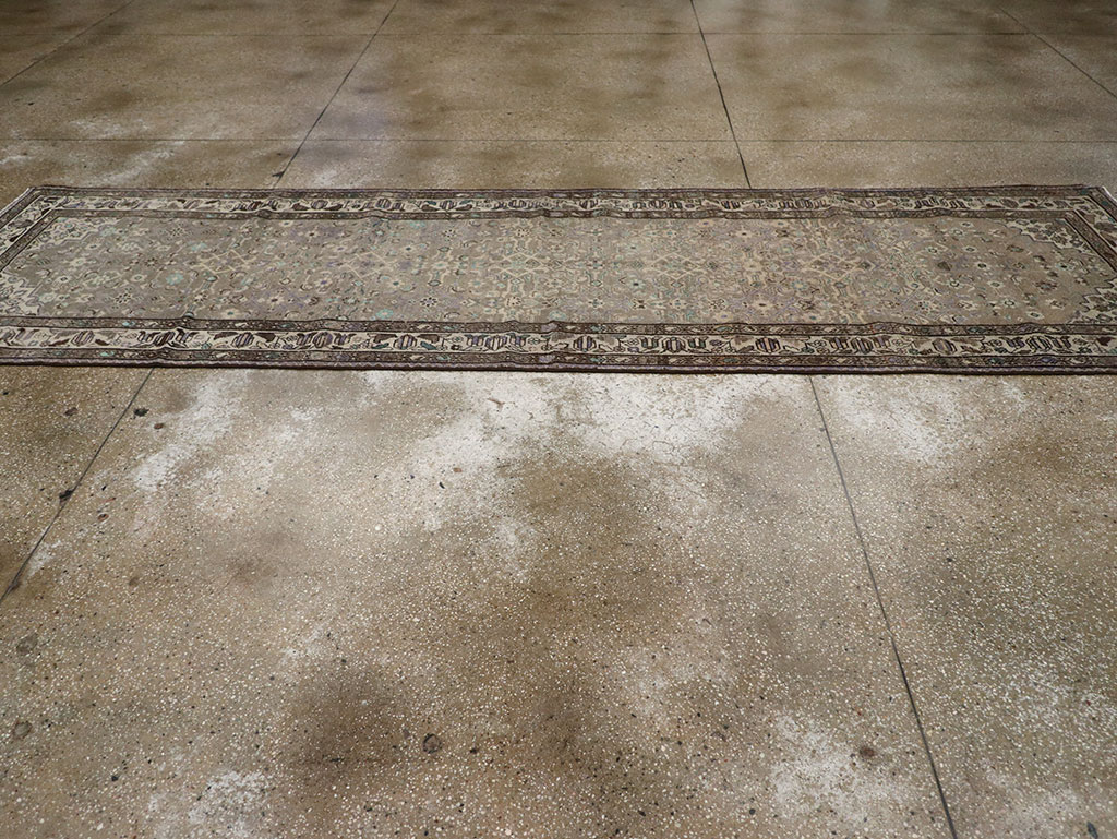 Vintage Persian Malayer Runner, No.32106 - Gsblank