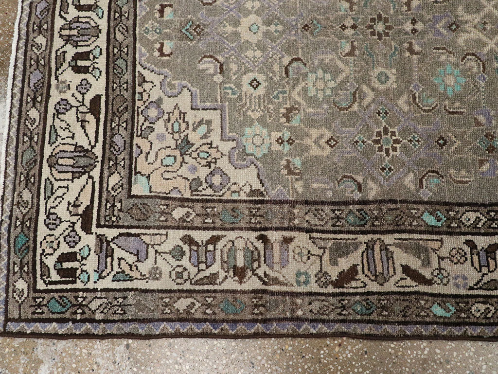 Vintage Persian Malayer Runner, No.32106 - Gsblank