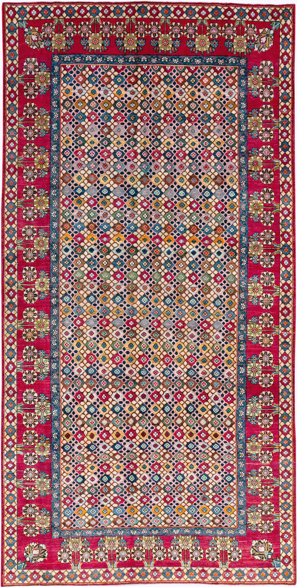 Vintage Persian Mahal Gallery Rug, No.32117 - Gsblank
