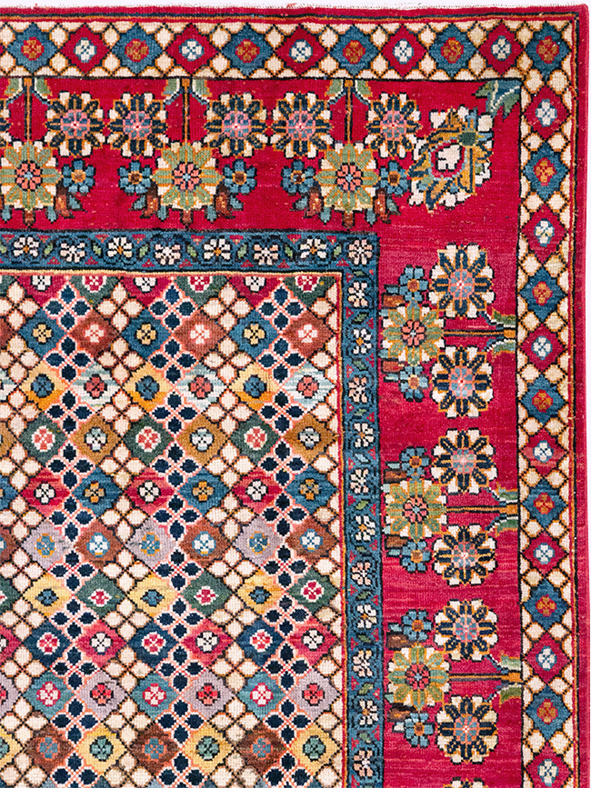 Vintage Persian Mahal Gallery Rug, No.32117 - Gsblank
