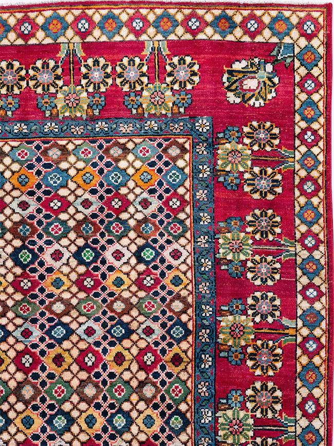 Vintage Persian Mahal Gallery Rug, No.32117 - Gsblank
