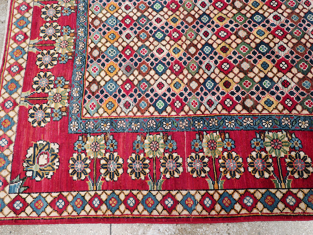 Vintage Persian Mahal Gallery Rug, No.32117 - Gsblank