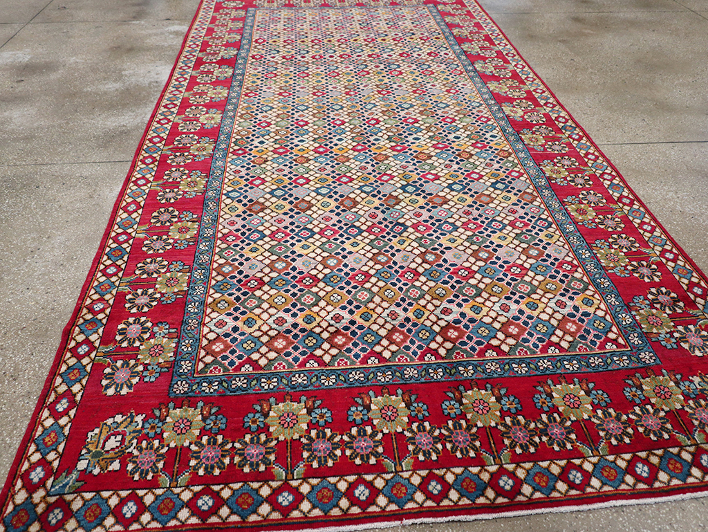 Vintage Persian Mahal Gallery Rug, No.32117 - Gsblank