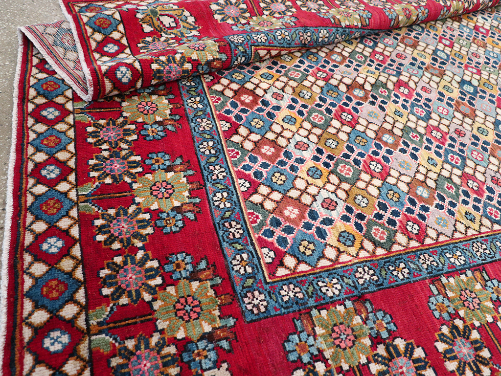 Vintage Persian Mahal Gallery Rug, No.32117 - Gsblank