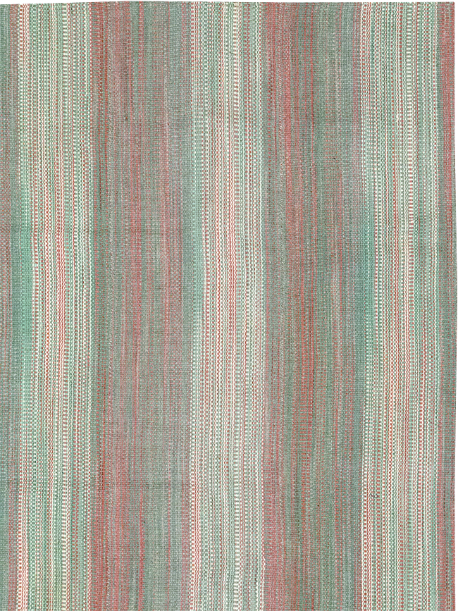 Modern Turkish Flatweave Kilim Room Size Carpet, No.32121 - Gsblank