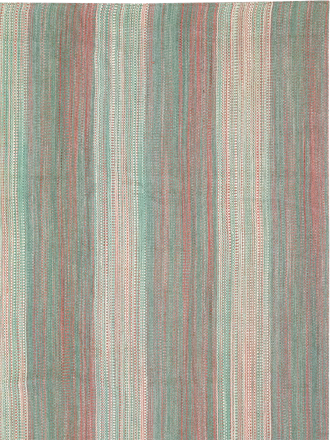 Modern Turkish Flatweave Kilim Room Size Carpet, No.32121 - Gsblank