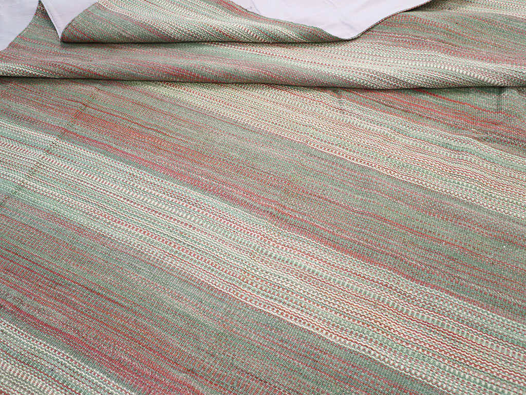 Modern Turkish Flatweave Kilim Room Size Carpet, No.32121 - Gsblank