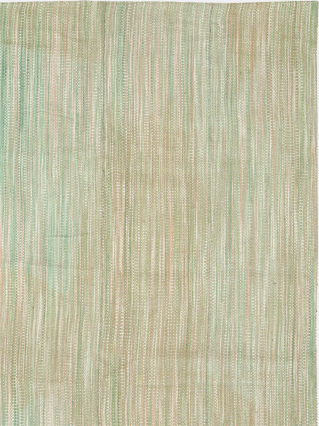 Modern Turkish Flatweave Kilim Room Size Carpet, No.32122 - Gsblank