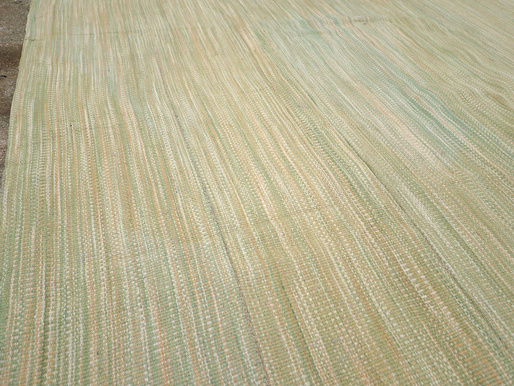 Modern Turkish Flatweave Kilim Room Size Carpet, No.32122 - Gsblank