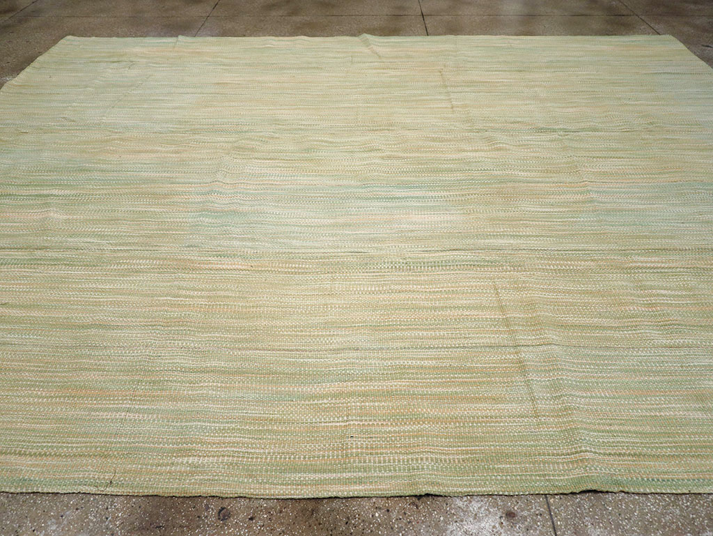 Modern Turkish Flatweave Kilim Room Size Carpet, No.32122 - Gsblank