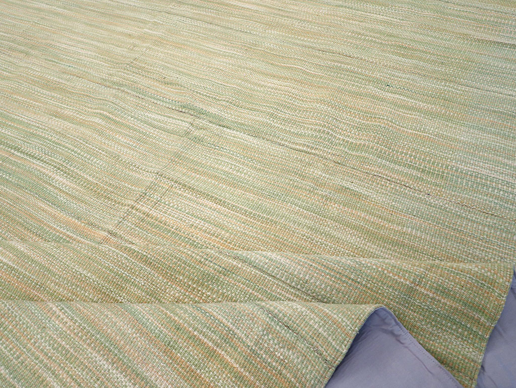 Modern Turkish Flatweave Kilim Room Size Carpet, No.32122 - Gsblank