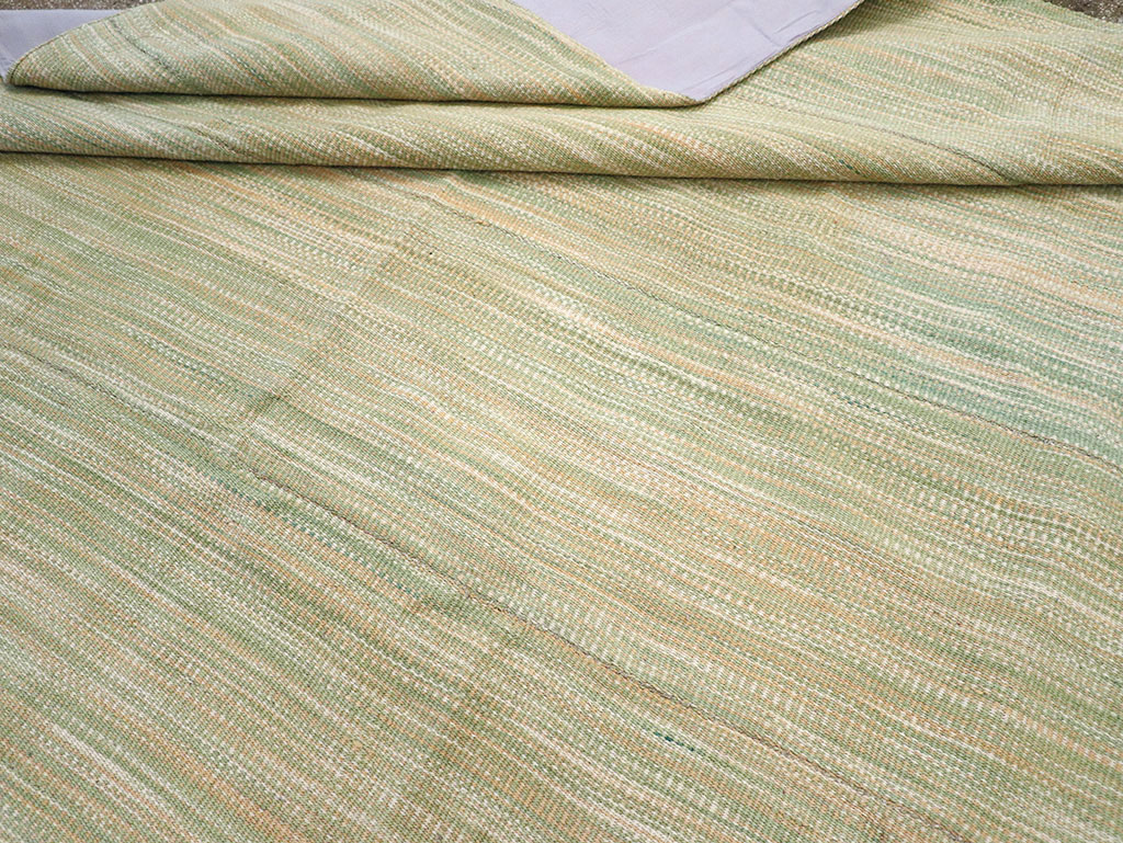 Modern Turkish Flatweave Kilim Room Size Carpet, No.32122 - Gsblank