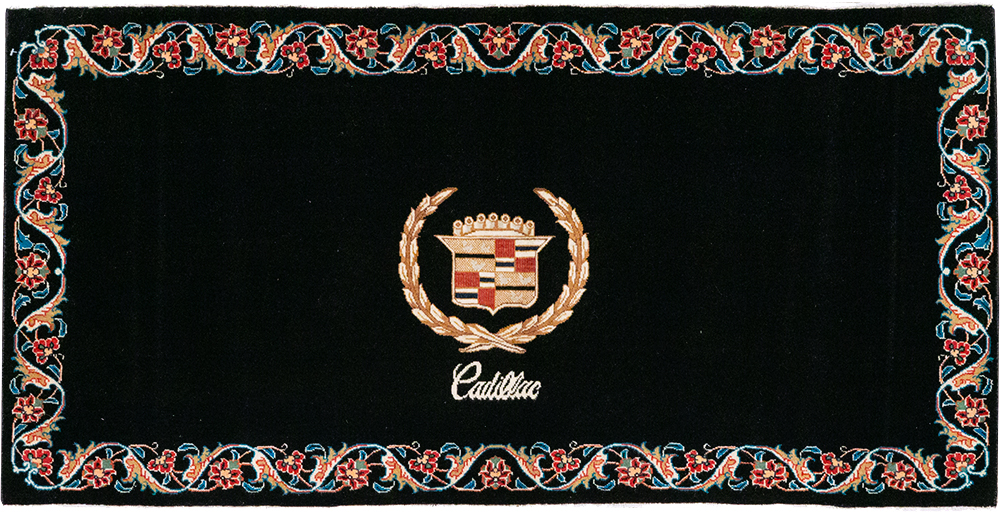 Vintage Persian Tabriz Pictorial Throw Rug, No.32125 - Gsblank