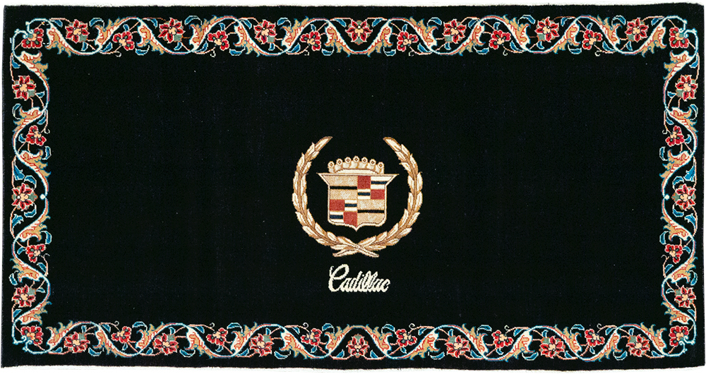 Vintage Persian Tabriz Pictorial Throw Rug, No.32126 - Gsblank