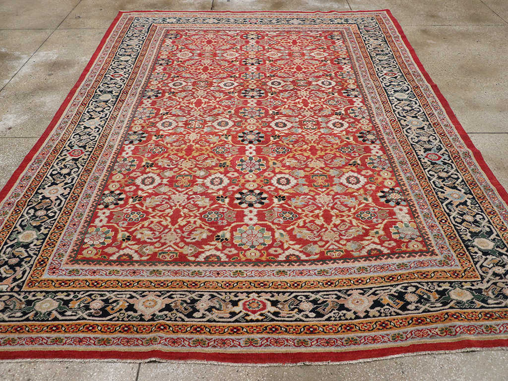 Antique Persian Mahal Carpet, No.32128 - Gsblank