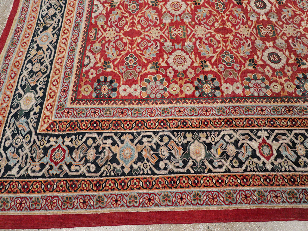 Antique Persian Mahal Carpet, No.32128 - Gsblank