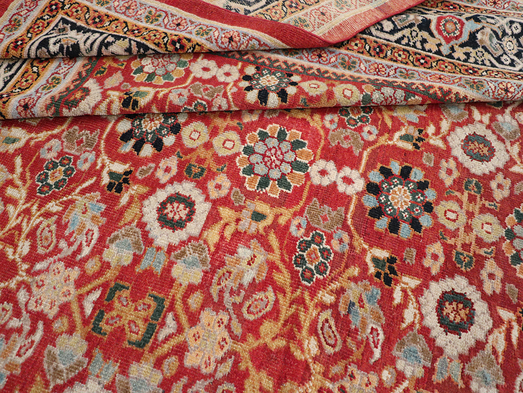Antique Persian Mahal Carpet, No.32128 - Gsblank
