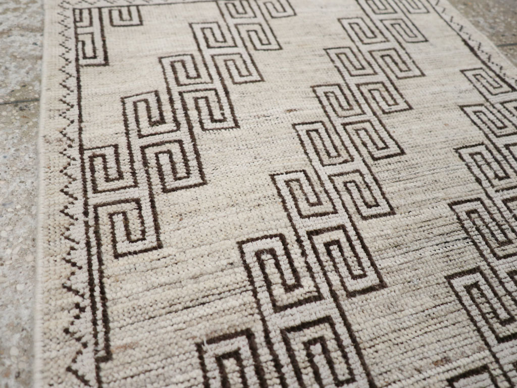 Modern East Turkestan Khotan Throw Rug, No.32135 - Gsblank