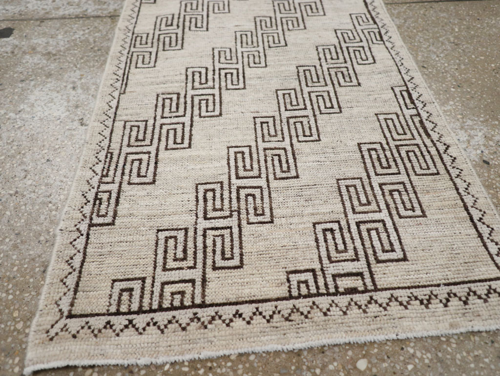 Modern East Turkestan Khotan Throw Rug, No.32135 - Gsblank